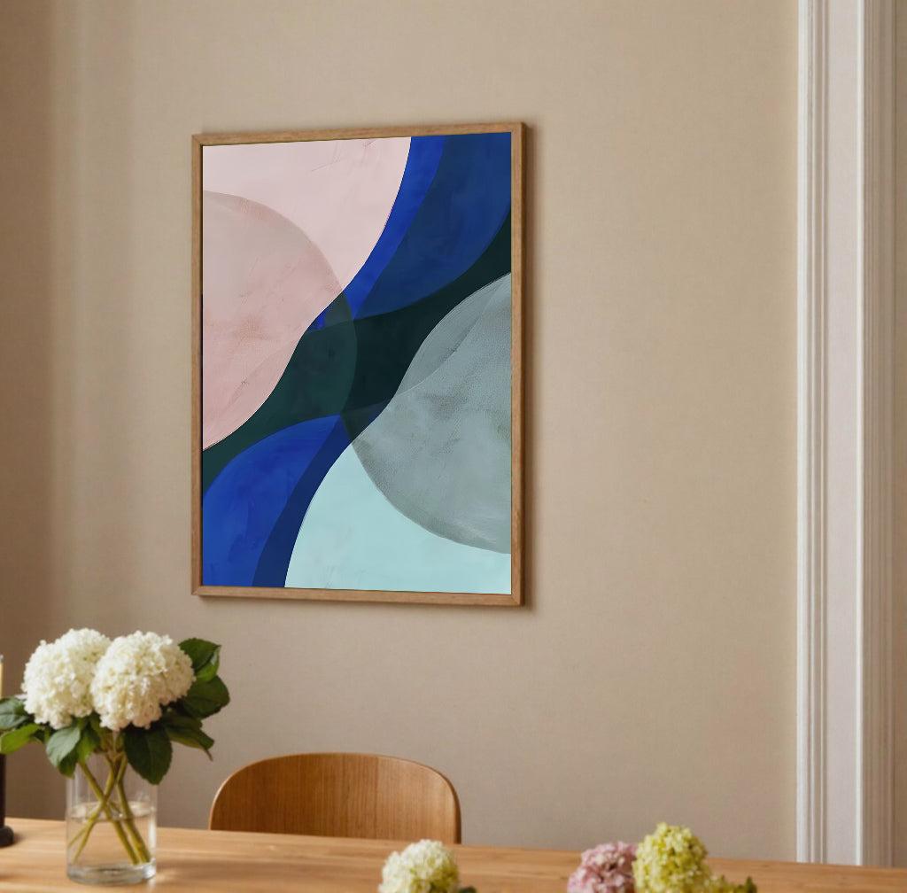 Geometric Modern Abstract Wall Art Print