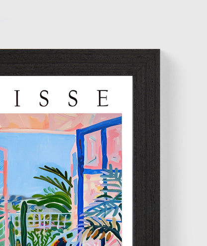 Framed Matisse Le Jardin Exhibition Poster vibrant Matisse open window print by PrintHaus
