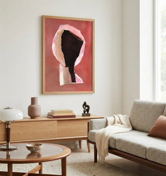 Abstract Collage Wall Art Print