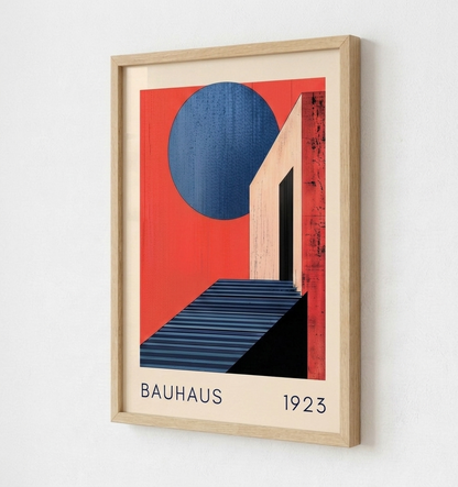 Bauhaus 1923 Staircase Poster