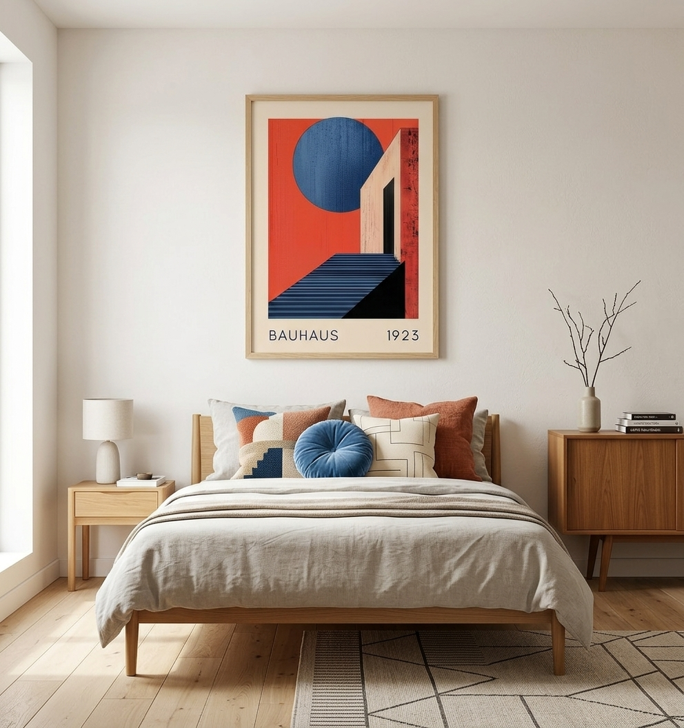 Bauhaus 1923 Staircase Poster