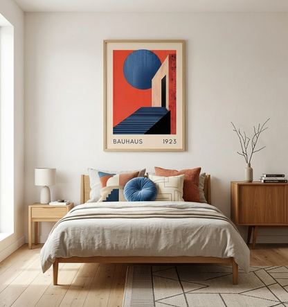 Bauhaus 1923 Staircase Poster