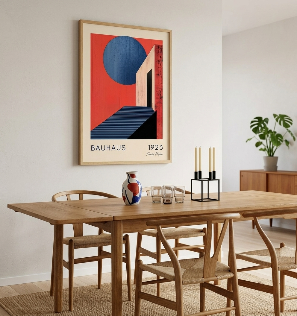 Bauhaus 1923 Staircase Poster