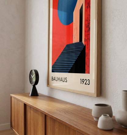 Bauhaus 1923 Staircase Poster