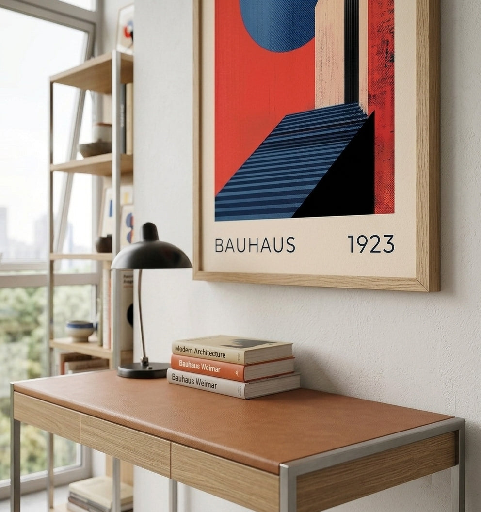 Bauhaus 1923 Staircase Poster