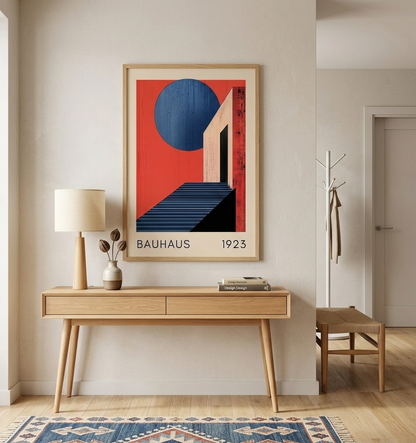 Bauhaus 1923 Staircase Poster