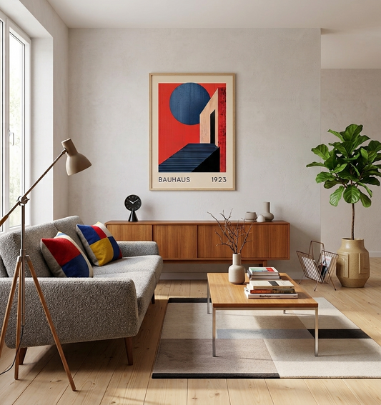 Bauhaus 1923 Staircase Poster