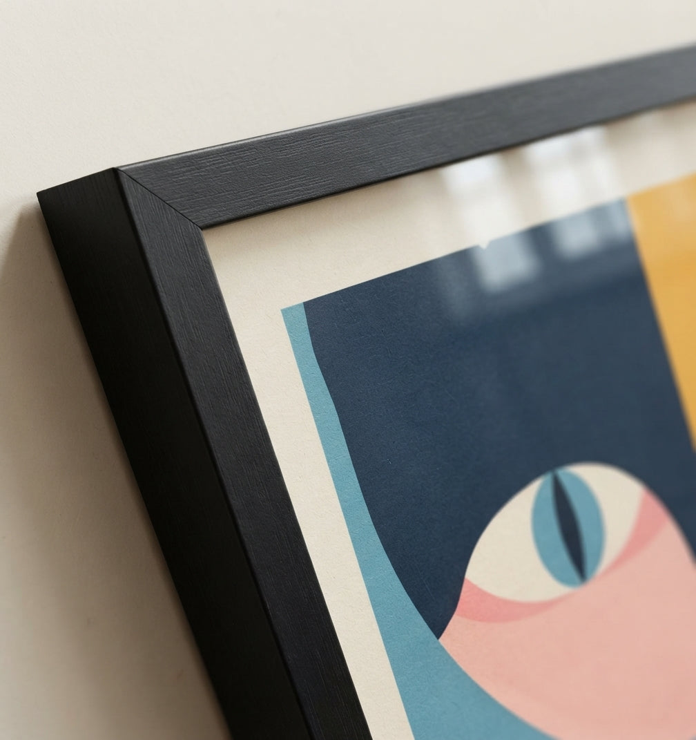Bauhaus Cat Art Print