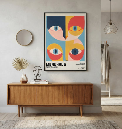 Bauhaus Cat Art Print