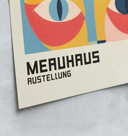 Bauhaus Cat Art Print