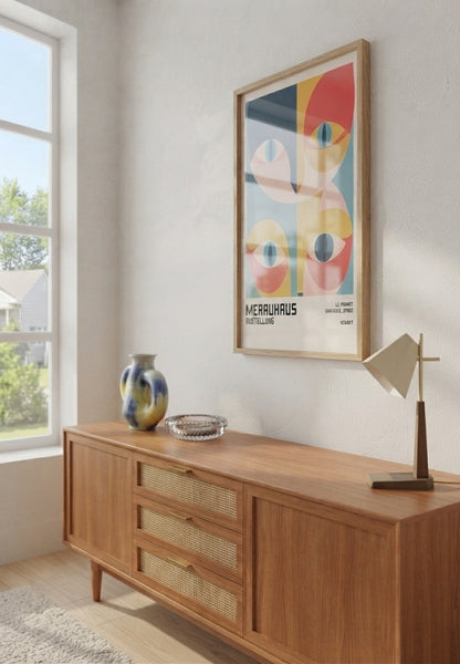 Bauhaus Cat Art Print