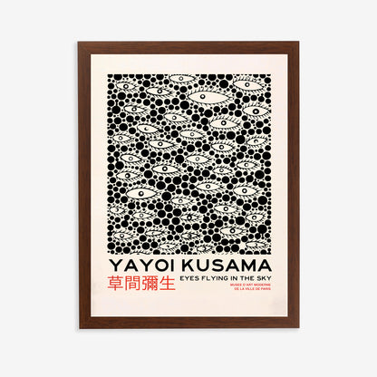 Yayoi-Kusama Inspired Poster Dots and Eyes