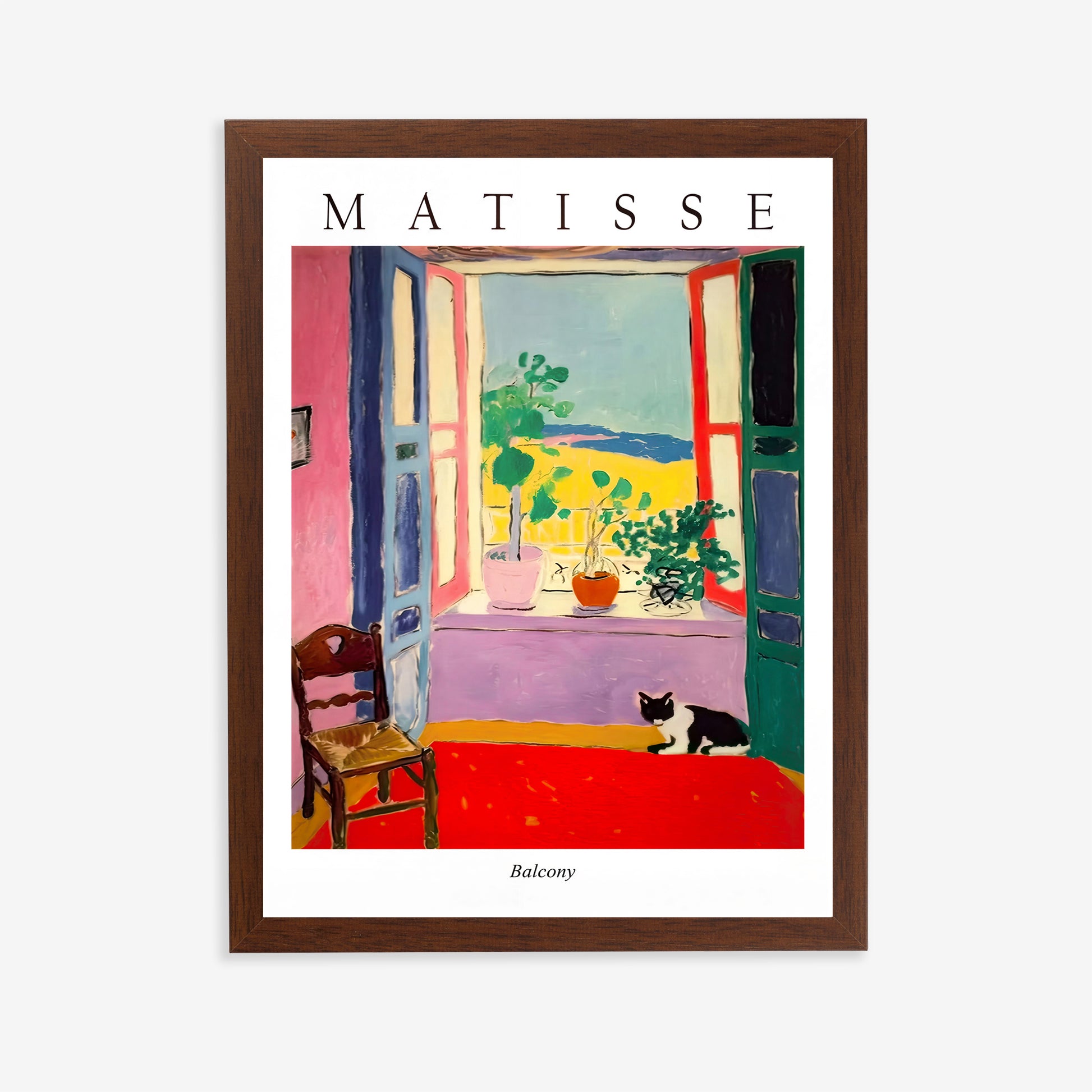 expressive painting print with bright colors