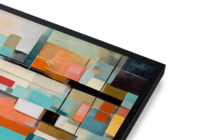 abstract art print for modern living room