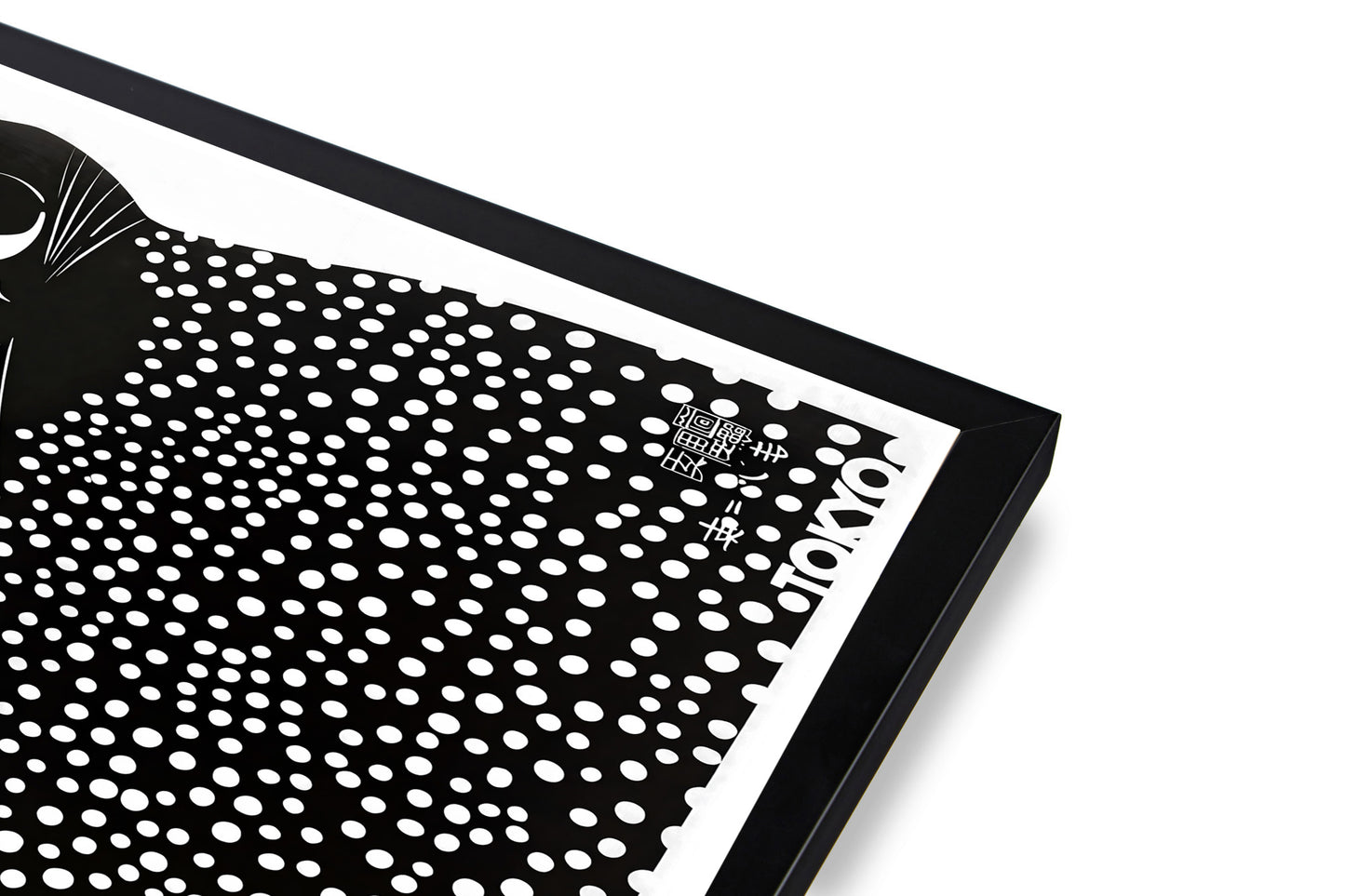 Yayoi kusama cat art print