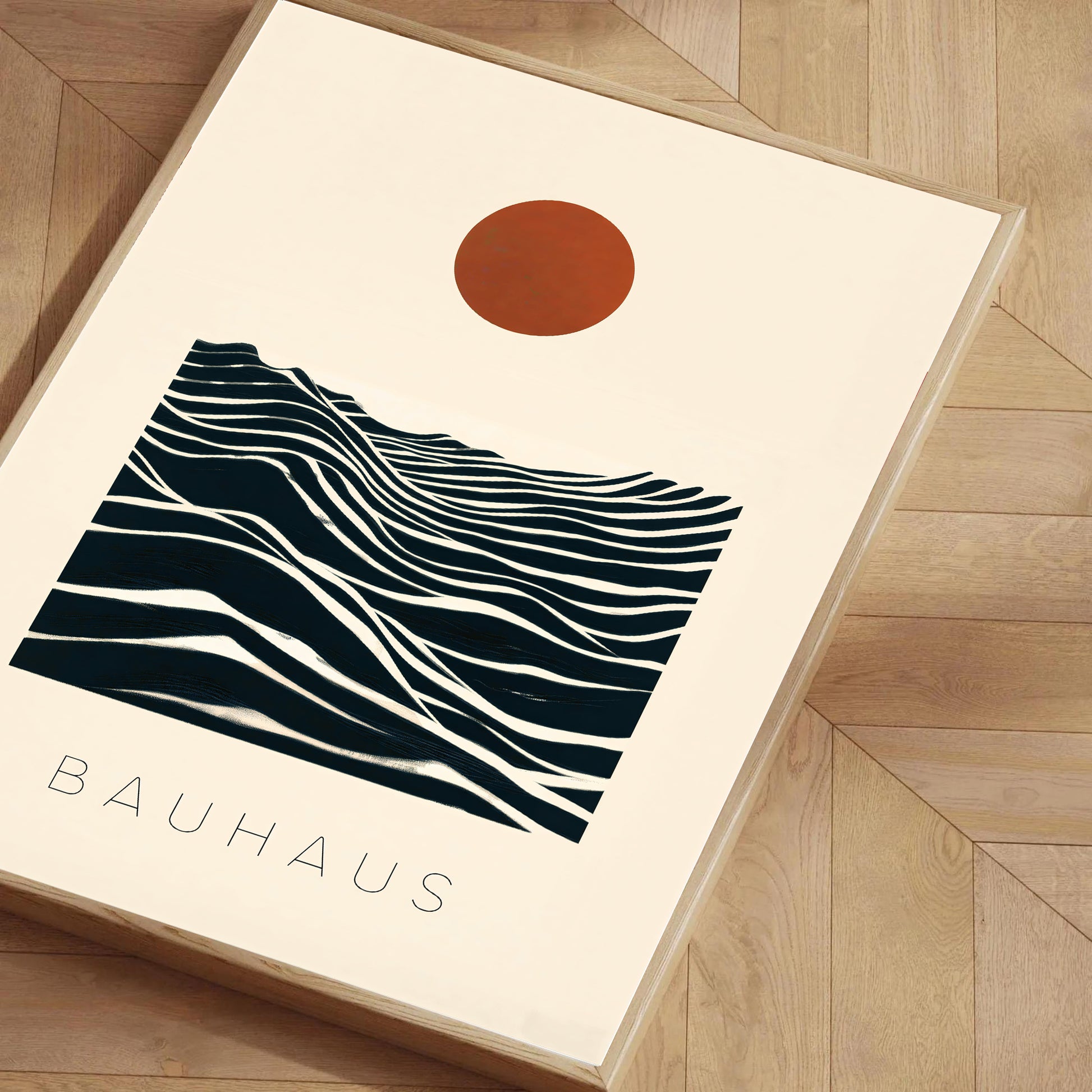 minimalist home decor abstract art print