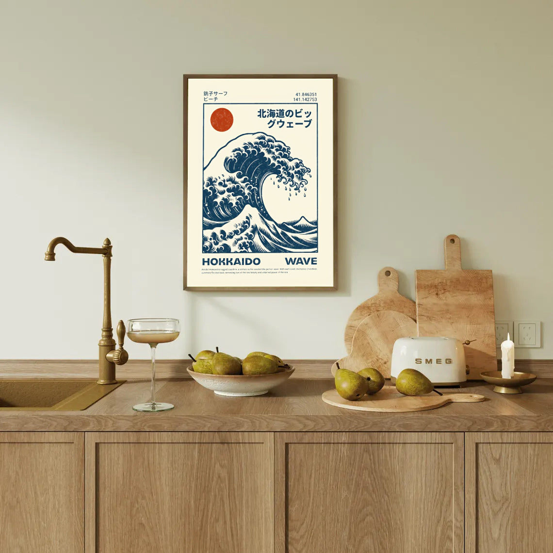Hokusai Wave Poster Print