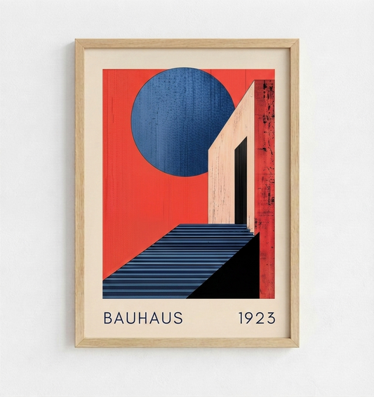 Bauhaus 1923 Staircase Poster