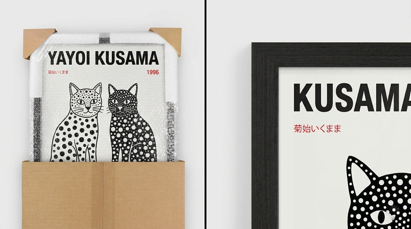 Yayoi Kusama Cats Tokyo 1996 Poster