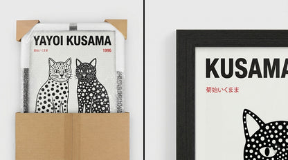Yayoi Kusama Cats Tokyo 1996 Poster