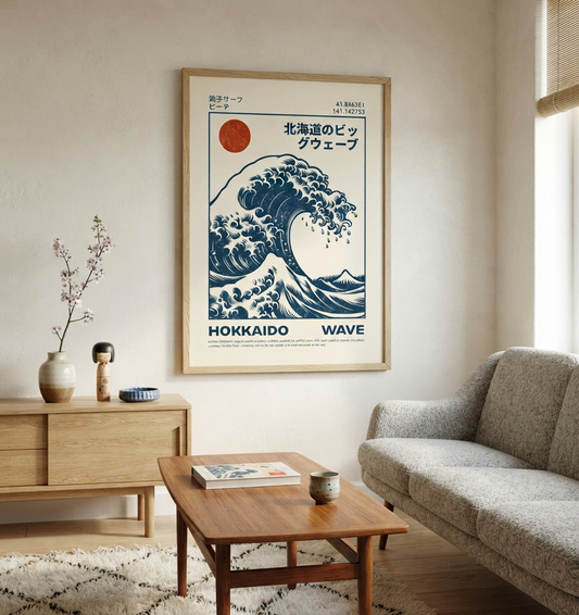 Hokusai Wave Poster Print
