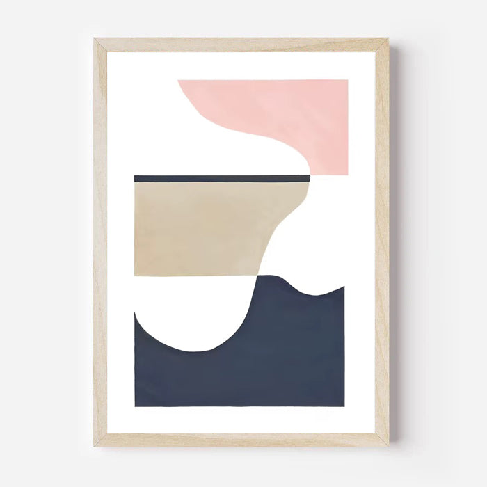 Scandinavian wall art print minimalist design