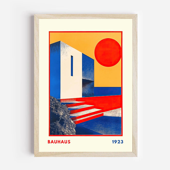 Modern graphic design-inspired wall art for creative office spaces