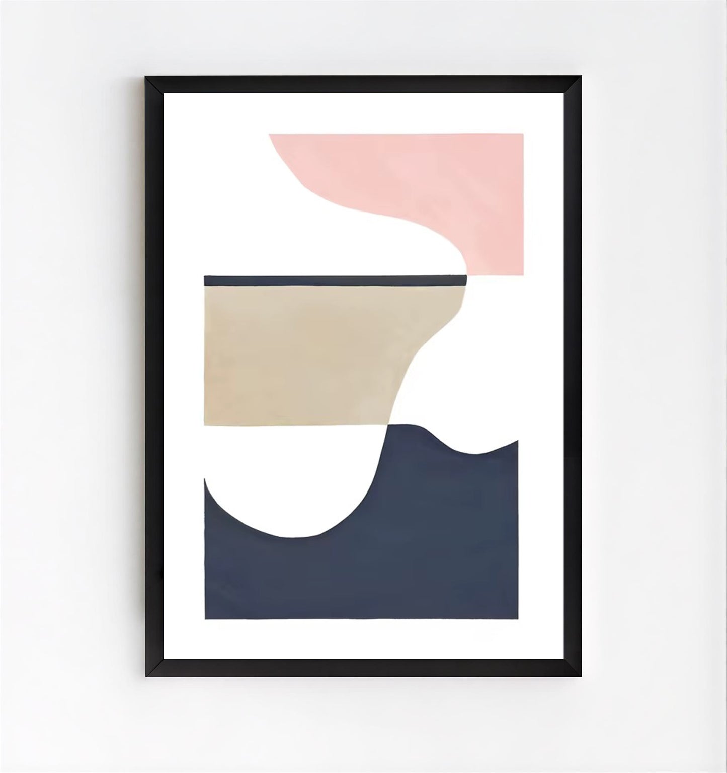 Scandinavian wall art print minimalist design