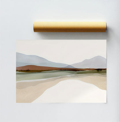 Watercolor Landscape Art Print