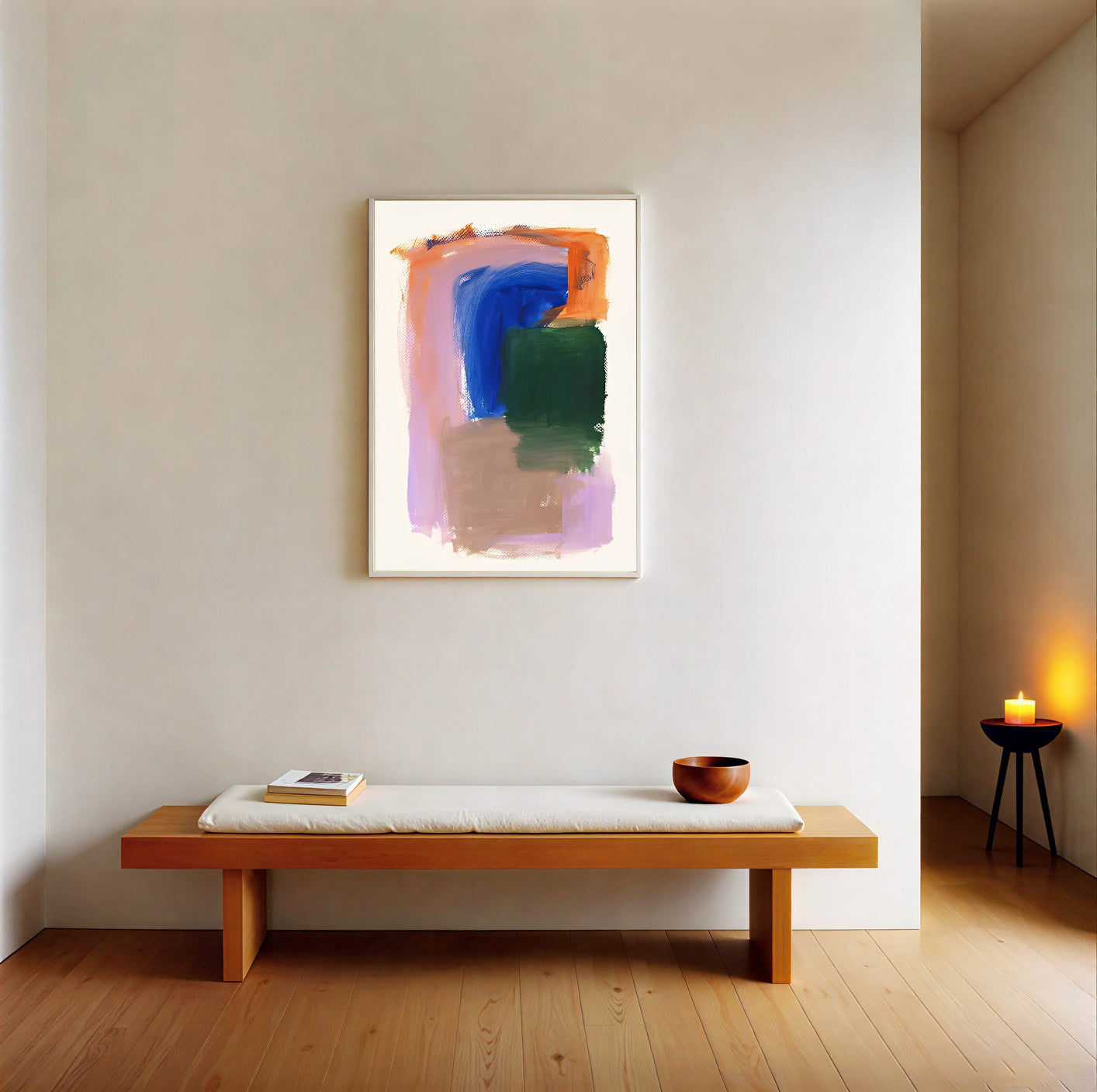 Colorful Modern Abstract Art Print