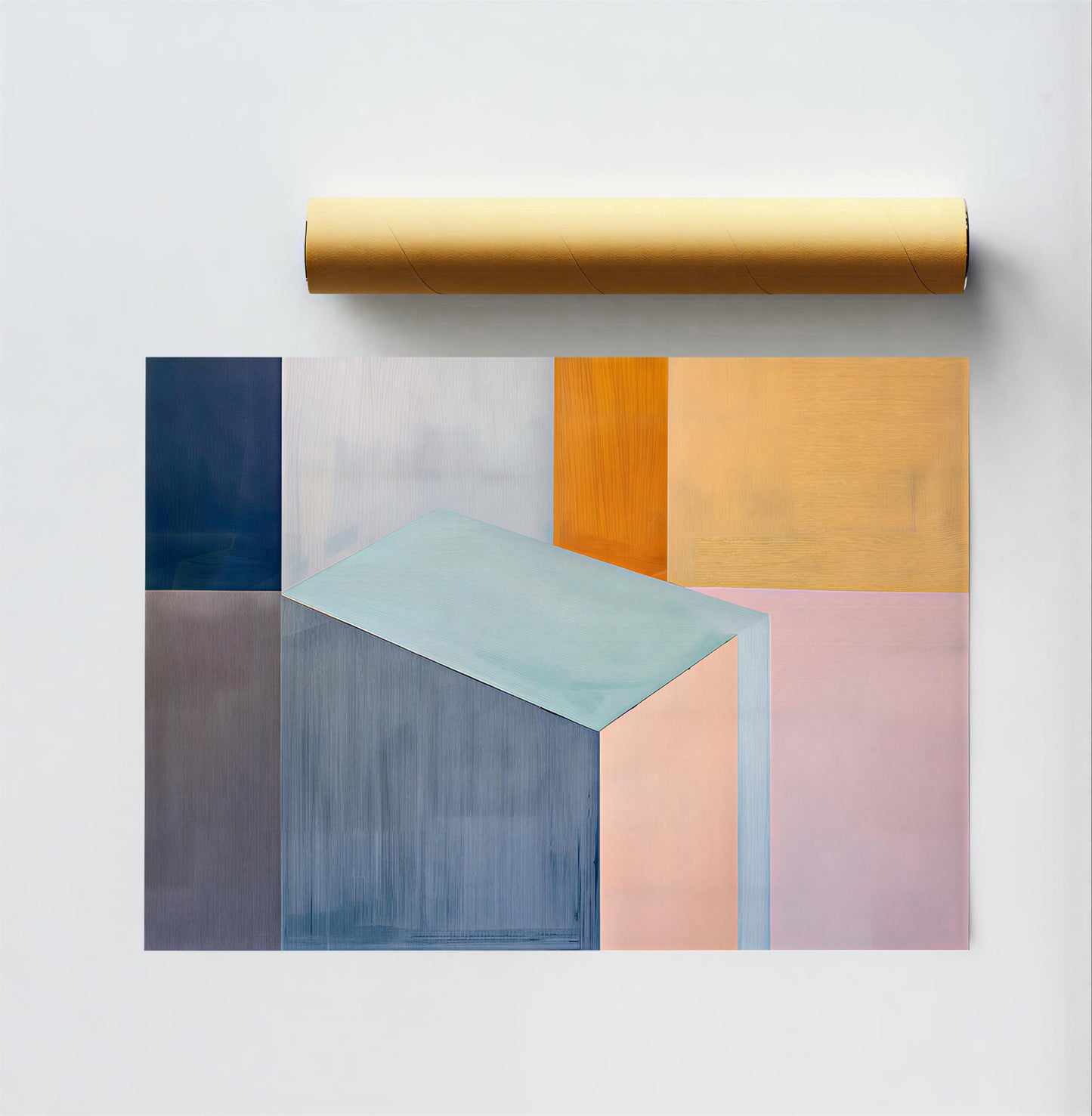 Geometric Abstract Wall Art Print