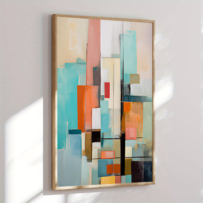 abstract art print for modern living room