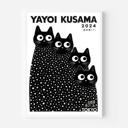 Yayoi Kusama Cats Print