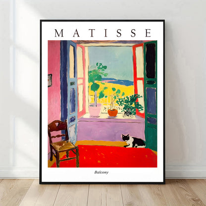 Mediterranean balcony painting print