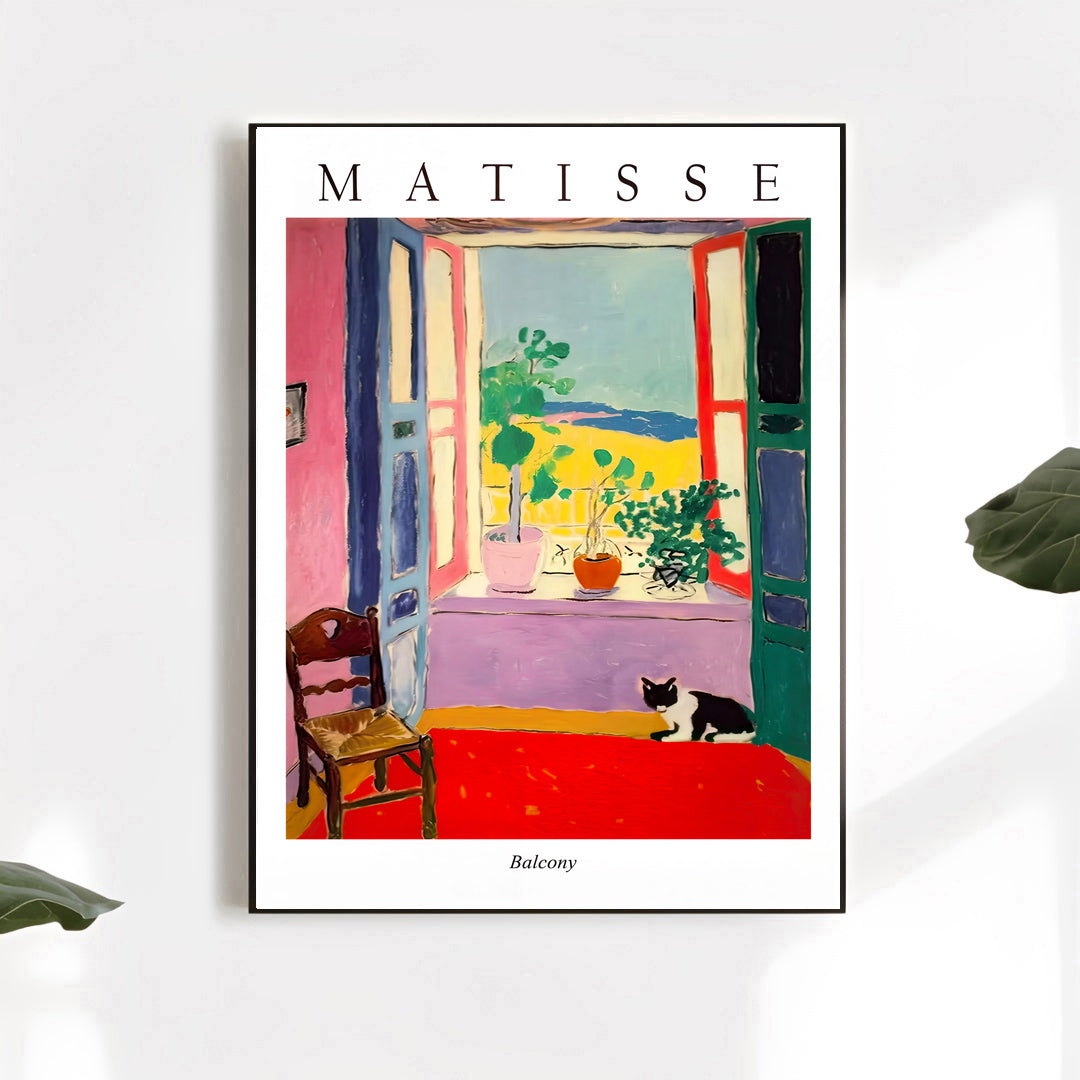 bold color modern home decor poster